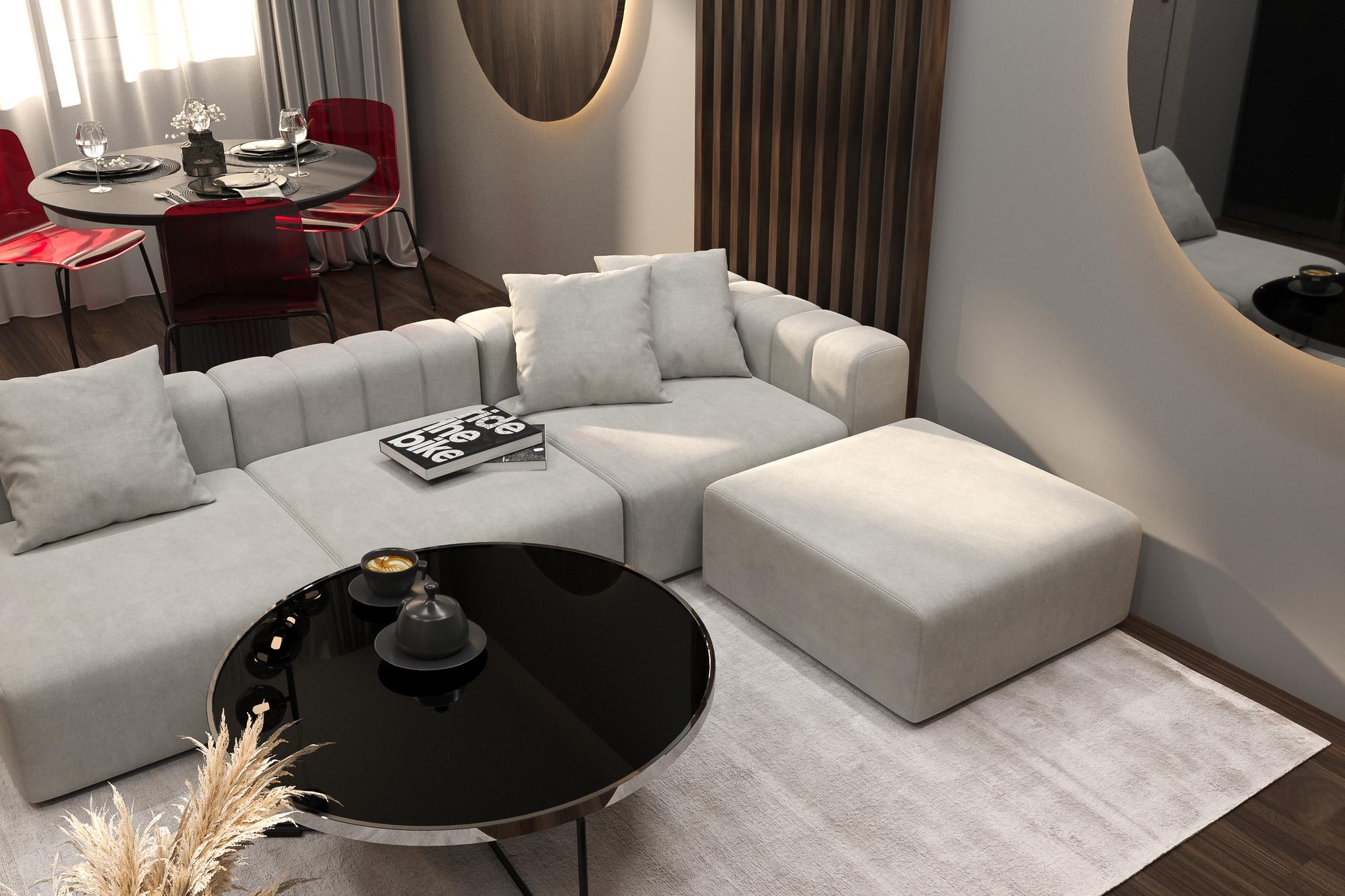 Living cu design premium pentru prezentare